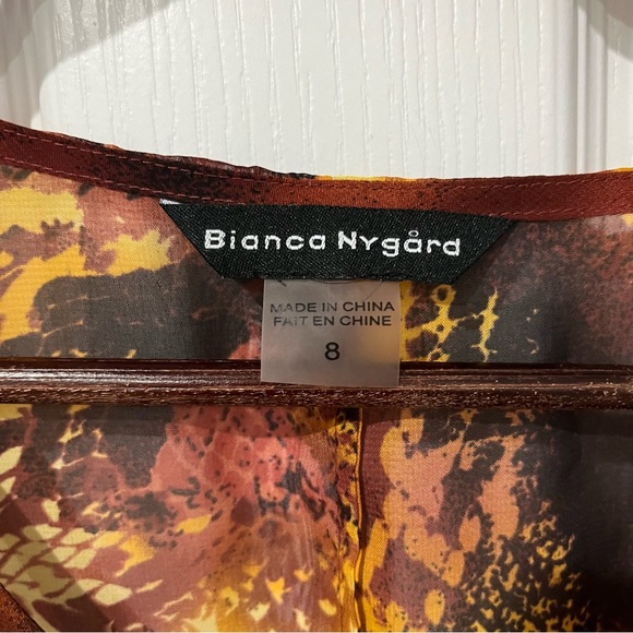 Bianca Nygard multi color size 8 top - Picture 9 of 10